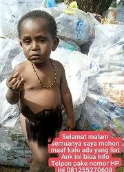 Gever Hanau, Bocah 3,5 Tahun yang Hilang Ditemukan
