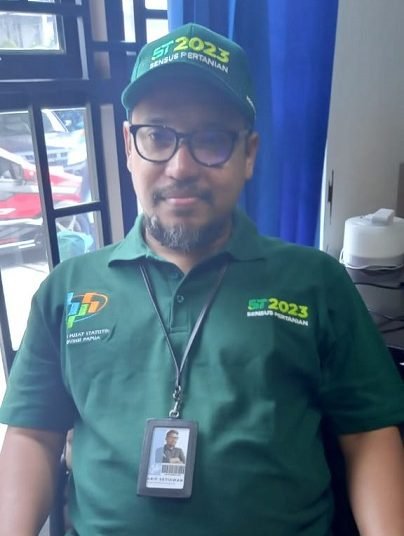 Kepala BPS Puncak. (Foto: Redaksi/Koranpapua.id)