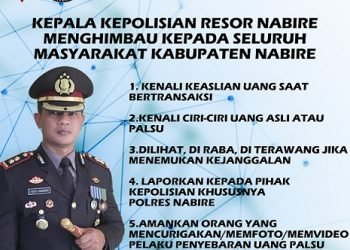 Waspada Adanya Peredaran Uang Palsu di Nabire