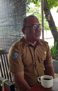 I Nyoman Dwitana, Sekretaris Dinas Tanaman Pangan Hortikultura dan Perkebunan Mimika. (Foto: Redaksi/Koranpapua.id)