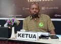 Plt Ketua KPU Mimika, Lourens Manipko. (Foto : Ist./Koranpapua.id)