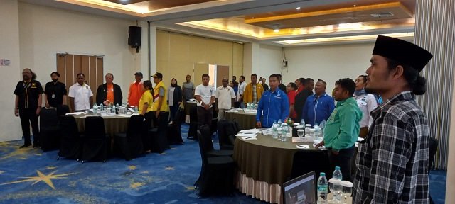 KPU Mimika Bersama 18 Parpol Bahas Penyiapan Rumusan Kebijakan Pemunguan Suara Pemilu 2024