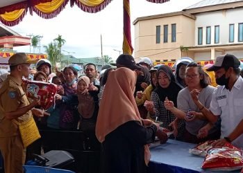 Gerakan Pangan Murah ‘Diserbu’ Warga Mimika