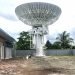 Stasiun bumi pengendali Satelit Multifungsi Satria-1 di Timika Provinsi Papua Tengah di Jalan WR. Supratman yang siap digunakan. (Foto : Ist./Koranpapua.id)