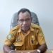 Albertus Tsolme, S.Pd, Plt. Kepala Diskominfo Mimika. (Fofo : Redaksi/Koranpapua.id)