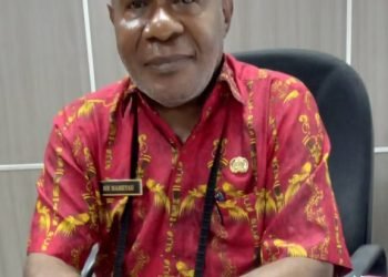 Marselinus Mameyau, Sekretaris Dinas Kesehatan. (Foto: Redaksi/Koranpapua.id)