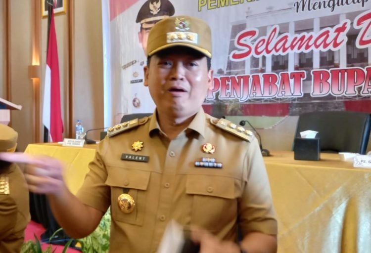 Pj. Bupati Mimika Valentinus S. Sumito(Foto:Dokumentasi/Koranpapua.id)