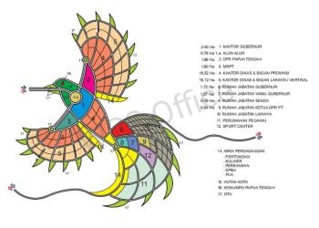 Inilah masterplan lokasi pembangunan Pusat Pemerintahan Provinsi Papua Tengah. (Ist./Koranpapua.id)