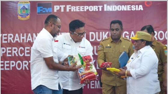 PTFI Serahkan 3.000 Paket Bantuan Penurunan Stunting kepada Pj Gubernur Papua Tengah