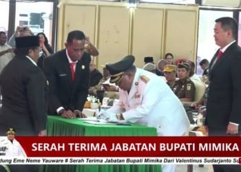 Eltinus Omaleng Resmi Kembali Jabat Bupati Mimika, Pengaktifan Berdasarkan Lima Pertimbangan Kemendagri