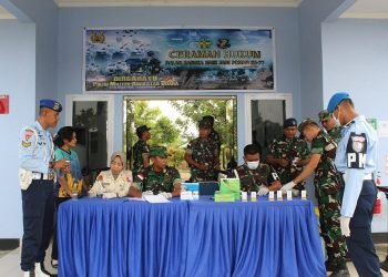 Personil TNI Lanud Yohanis Kapiyau Timika Diingatkan Jauhi Narkoba