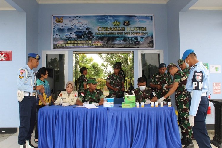 Personil TNI Lanud Yohanis Kapiyau Timika Diingatkan Jauhi Narkoba