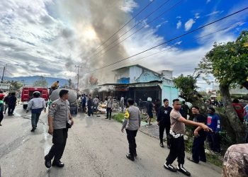 Enam Unit Ruko di Wamena Terbakar, Kerugian Diperkirakan Rp2 Miliar   