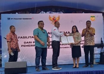 Bupati Eltinus Sampaikan Apresiasi untuk Freeport