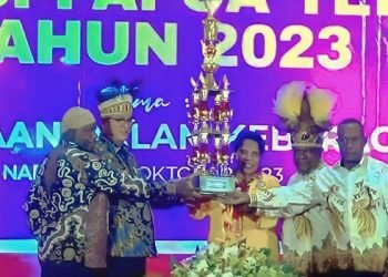 Kabupaten Nabire Juara Umum Pesparani Provinsi Papua Tengah