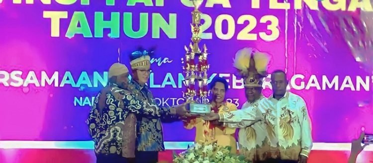 Kabupaten Nabire Juara Umum Pesparani Provinsi Papua Tengah