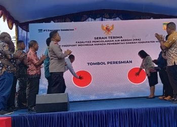 Freeport Serahkan Fasilitas Pengolahan Air Bersih Senilai Rp150 Miliar ke Pemkab Mimika