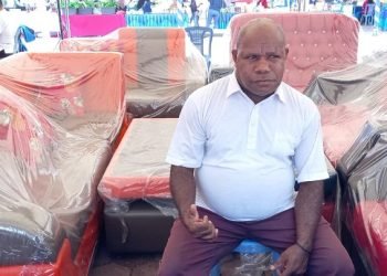 Kualitas Tidak Diragukan, Sofa Karya Anak-anak Amungme-Kamoro Dipamerkan di Festival UKM dan Budaya