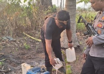 Polisi Amankan Ratusan Liter Milo Jenis Sopi dan Sageru