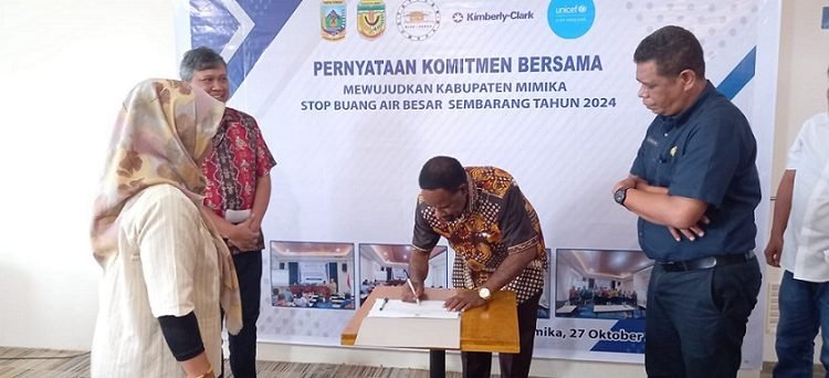 Kapus dan Kadistrik di Mimika Ikut Advokasi STBM, 2024 Mimika 100 Persen Stop Buang Besar Sembarangan 