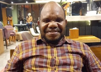 Melianus Numang, Ketua DPD I AMKI Papua Tengah. (Foto : Redaksi/Koranpapua.id)