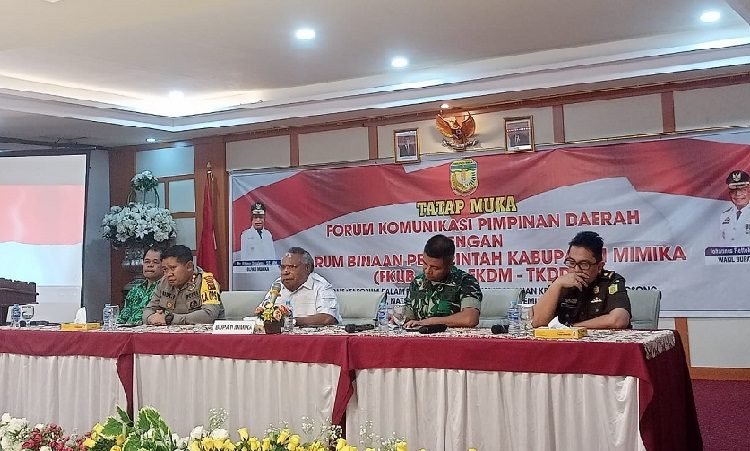 Menjelang 1 Desember Mimika Harus Kondusif, Bupati Omaleng: Tidak Boleh Ada Bunyi Tembakan