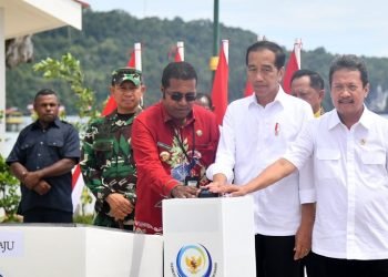 Presiden Resmikan Kampung Nelayan Modern di Biak