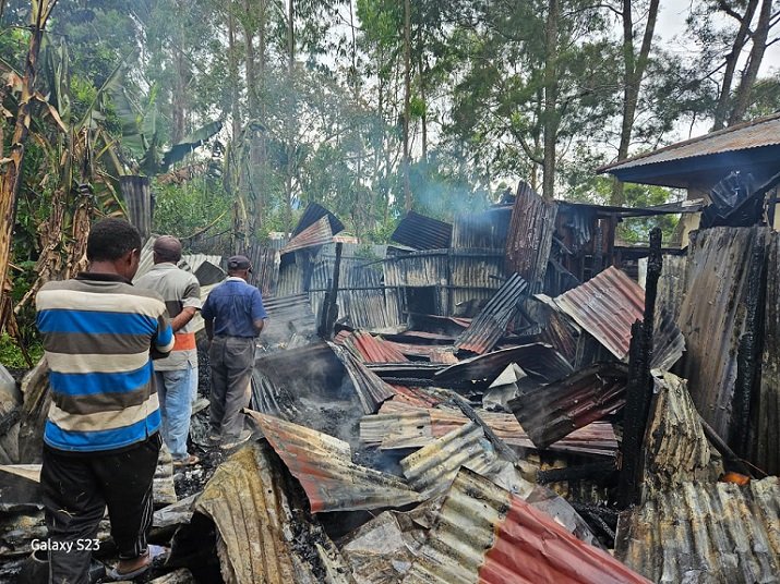 Dua Unit Bangunan Dapur Milik KPA Ludes Terbakar