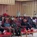 Bupati Mimika Eltinus Omaleng didampingi TNI-Polri bersama tokoh masyarakat, paguyuban dan Parpol khusuk dalam doa bersama, Minggu 27 November 2023. (Foto : Redaksi/Koranpapua.id)