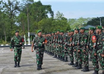 Pengamanan Freeport Dialihkan ke Yonif 116/Garda Samudra, Danrem: Awali Tugas dengan Doa