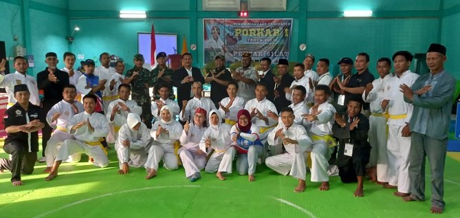 Kejuaraan Pencak Silat Porkab I Resmi Dibuka Ketua Harian KONI Mimika