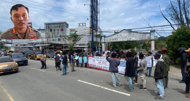 Peringatan 1 Desember di Sorong Ricuh, Massa Serang Polisi dengan Batu