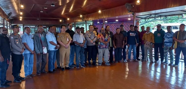 Respon Persekusi AMP di Kupang, Pemkab, TNI-Polri dan Tomas Sepakat Jaga Mimika Rumah Bersama Tetap Kondusif