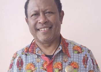 Hendry Winston Muabuay, Ketua KIP Papua. (Foto : Redaksi/Koranpapua.id)