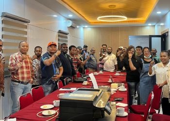 Jelang Pileg 14 Februari, 35 Caleg Garuda Mimika Rapat Penguatan dan Koordinasi