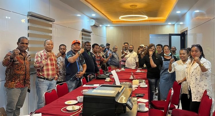 Jelang Pileg 14 Februari, 35 Caleg Garuda Mimika Rapat Penguatan dan Koordinasi