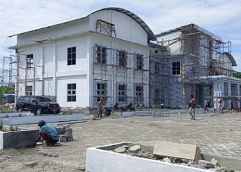 Dianggarkan Rp14 Miliar, Sampai Akhir Desember 2023 Pembangunan Gedung KPU Mimika Belum Rampung