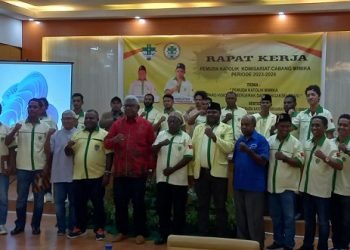 Komcab Mimika Rapat Kerja Perdana, Milianus Aso Titipkan Lima Pesan untuk Pemuda Katolik