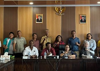 Bahas Sampah Kampanye, KPU dan Bawaslu Rapat Bersama Pemkab Mimika