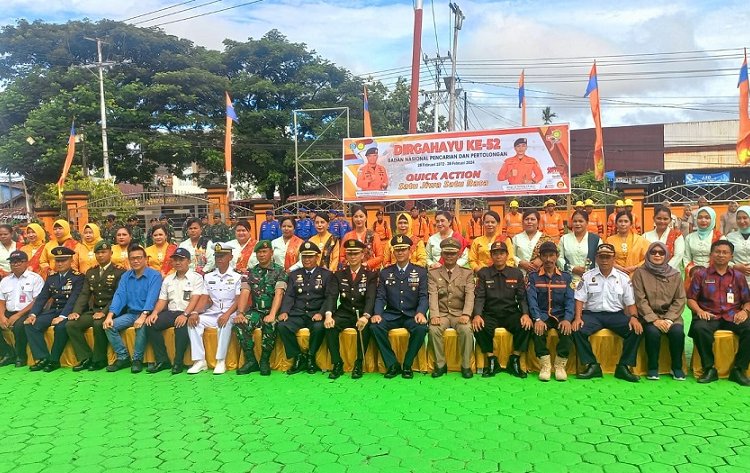 HUT Ke-52 Basarnas, George Leo Ajak Anggotanya Berikan Pelayanan yang Optimal Kepada Masyarakat