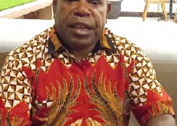 Agustinus Anggaibak, Ketua MRP-PT. (Foto : Redaksi/Koranpapua.id)