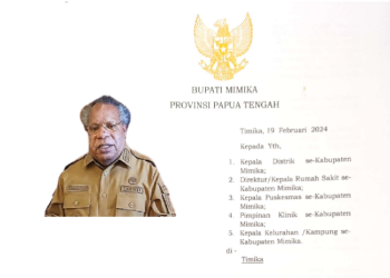 Minimalkan Resiko Sirkulasi Virus Polio Tipe I, Bupati Instruksikan Hal Penting untuk Faskes dan Kadistrik se-Mimika