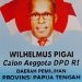 Wihelmus Pigai, Calon Anggota DPD RI Daerah Pemilihan Provinsi Papua Tengah (Redaksi/ Koranpapua.id)