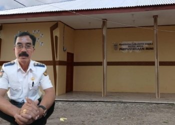 Distrik Wania Miliki Gedung Perpustakaan Mini, Pembangunan Menelan Rp670 Juta