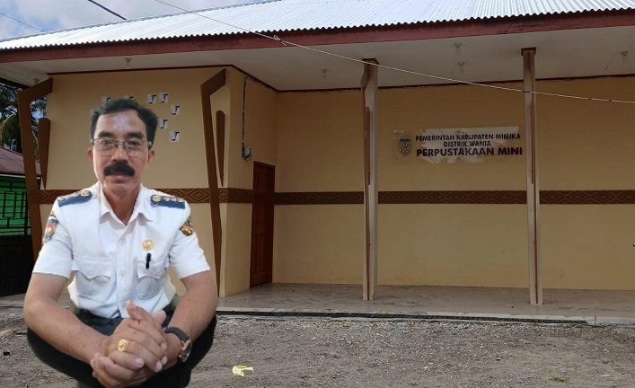 Distrik Wania Miliki Gedung Perpustakaan Mini, Pembangunan Menelan Rp670 Juta