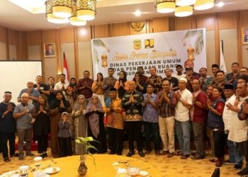 Jalin Silahturahmi, Dinas PUPR Buka Puasa Bersama Awak Media di Timika