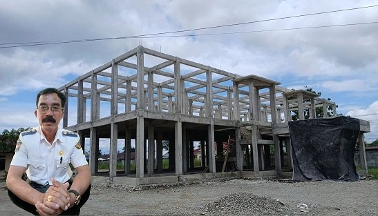 Tahap Pertama Pembangunan Kantor Distrik Wania 60 Persen, Matius Sedan Berharap Rampung Tahun Ini