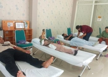 Peringati HUT Ke-71 IKAHI, Hakim di Mimika Gelar Donor Darah