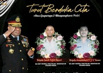 Duka Lagi, Dua Anggota Polisi Gugur Ditembak KKB