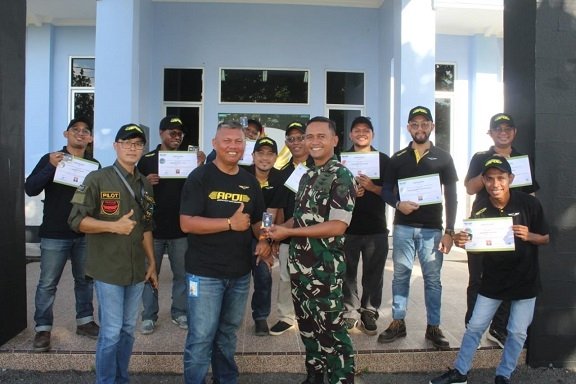 Tingkatkan Skill, Lanud Timika Gandeng APDI Gelar Remote Pilot Certification Training